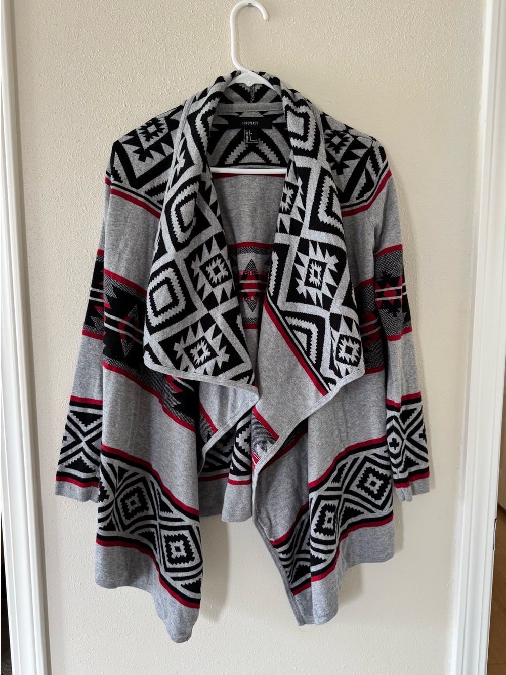 Forever 21 Size Small Aztec Southwestern Open Lightweight Cardigan Sweater
